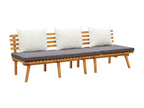 200x65 cm bed made of solid Domopure wood IYZJ58532