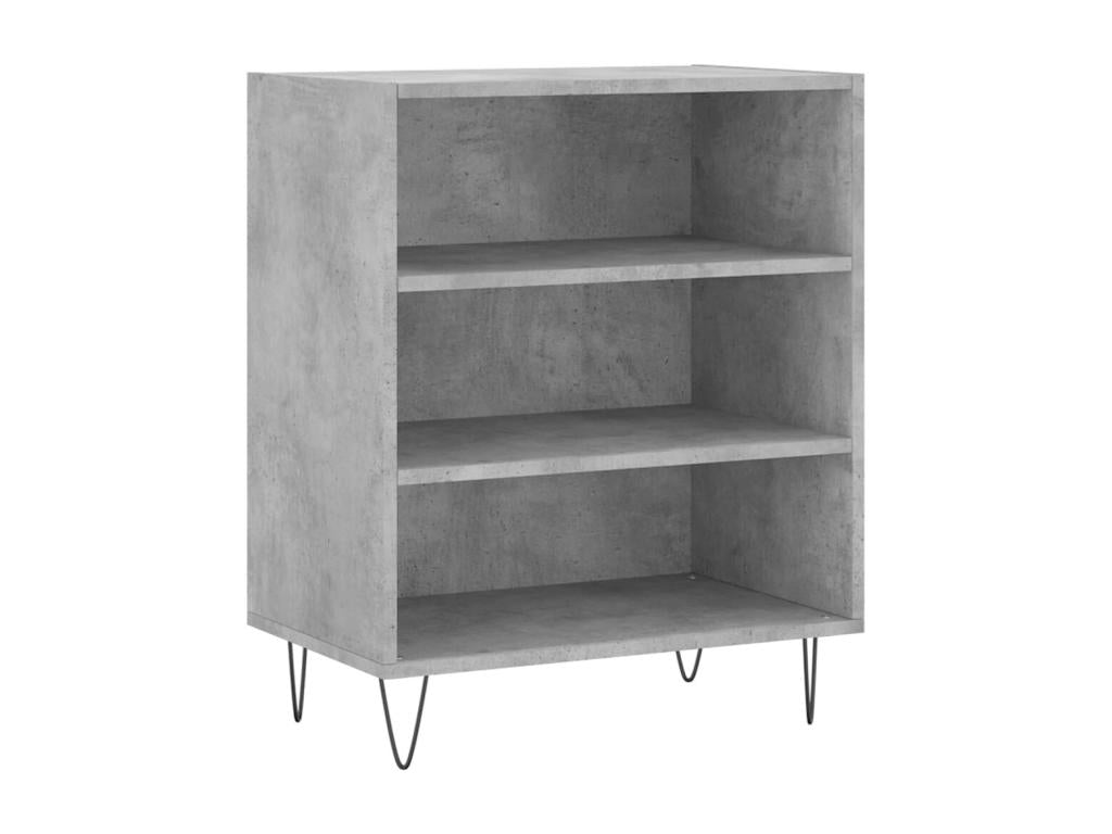 Concrete grey sideboard 57x35x70 cm engineered wood HRIX78849