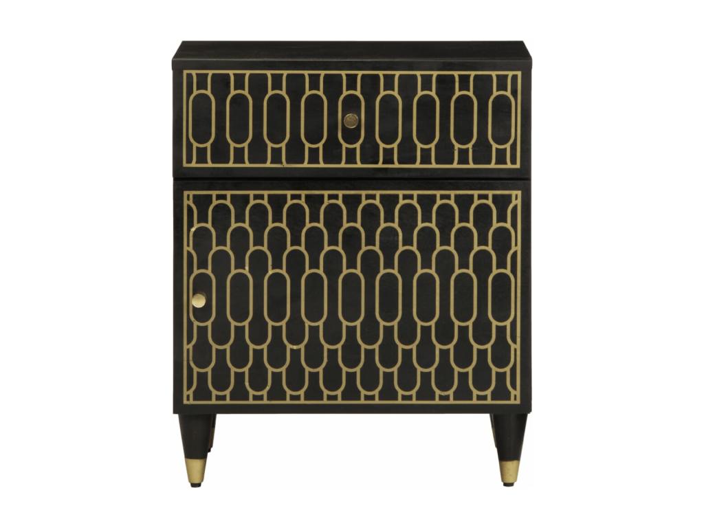 Bedside table 50x33x60 cm solid mango wood NXPC71410