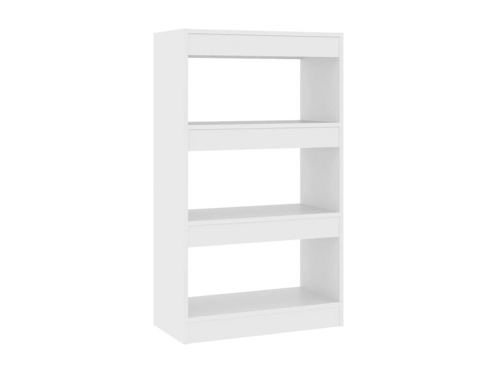 White Bookshelf/Room Divider 60x30x103 cm Chipboard OQKV04469