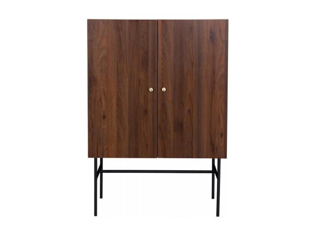 Decohaute Buffet with 2 Doors and 1 Drawer, Wood and Metal, Falodgecab2p1t YZOL79516