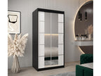 Decohaute 4 Sliding Door Wardrobe 200/100/62 2 Doors Black/White MKYS68583