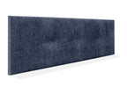 Chicyla Natural Wool Headboard with Buttons 150x50cm for 150cm Beds - Blue NSXA53610