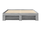 Domopure grey engineered wood bed frame (no mattress) 160x200cm NKWZ04939