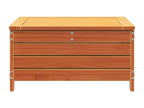 Brown garden footrest 62x63.5x32 solid pine wood OOJK33321
