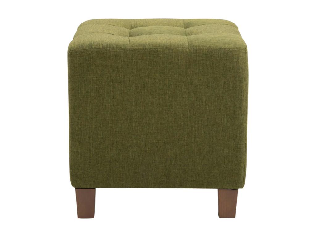 Set of 2 Stools - Fabric / Wood - Green - Chicyla SOTE96658
