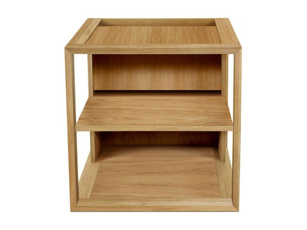 Domopure 50cm Oak Designer Side Table ETYA06300