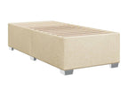 Domopure bed base with cream mattress 100x200 cm Fabric VJID52746
