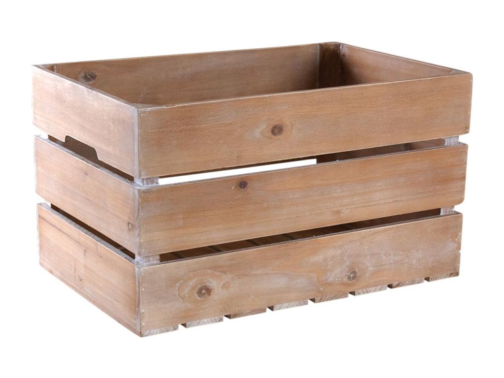 Patinated wooden crate EBPN82158