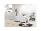 White 5-Drawer Chest of Drawers, English Style, W 96.2 H 97.4 D 42.5 cm UVZC20478