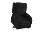 Black faux leather electric massage recliner chair VYER63959