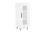 High-gloss white sideboard, 34.5x34x180 cm, engineered wood, ZGCJ25785