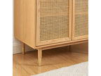 Decohaute - 2-door wardrobe in wood and cane - Light wood IOQP91149