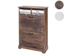 Domopure-H19 brown shoe cabinet OFHI19390