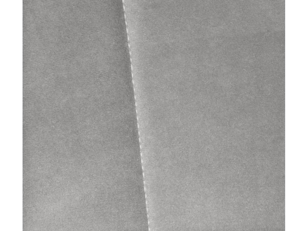 Domopure Smooth Velvet Headboard with Three Panels 135x50cm for 120/135cm Beds - Light Grey USSD00737