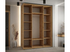 Domopure 2 Sliding Door Wardrobe 235.2/170/60 3 Doors Domopure/Silver PCFU74749