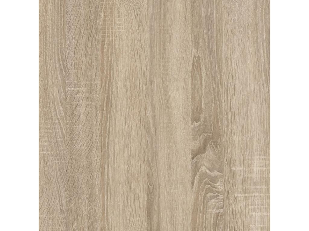 Dining table 180 cm, light oak finish and black metal legs - Decohaute 02 ATKS64682