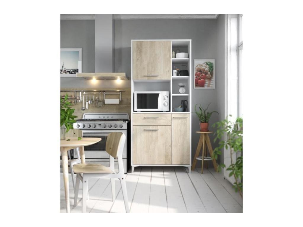 ECO Kitchen Buffet L 80 cm - Oak Finish OCSE53837