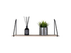 Decohaute Black and Natural Shelf UBNL37089