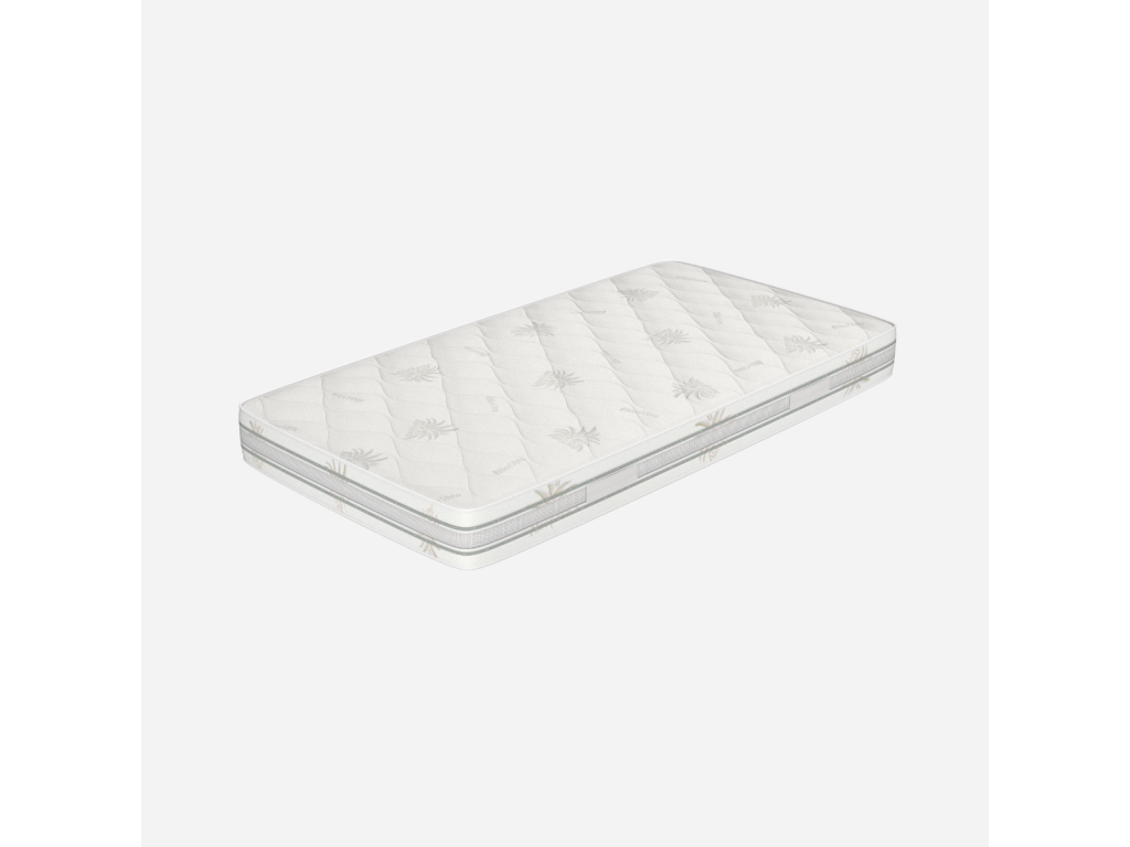Multi-layer mattress 80x190 cm, 18 cm high - Decohaute Relaxa, Removable Cover, Aloe Decohaute Cover - Arcobaleno HKKZ86039