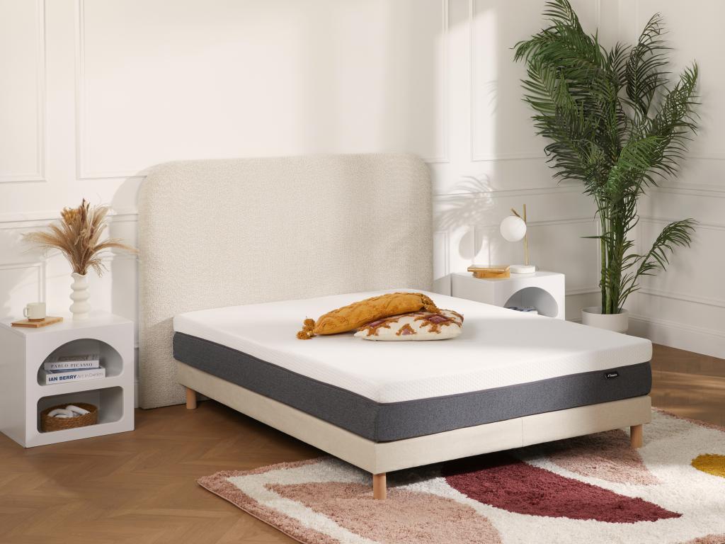 160x200 cm mattress with 7-zone high-density foam and removable 25cm thick memory foam cover - Decohaute XQFS16481