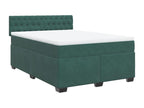 Decohaute bed base and mattress, dark green, 140x200cm, velvet, GJHB59272