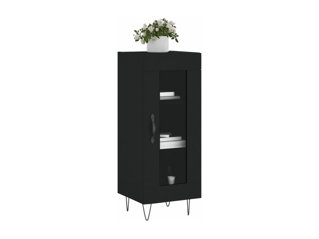 Black Buffet 34.5x34x90 cm Engineered Wood UCGD95269