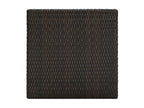 5-piece garden bar set with armrests, brown woven resin QCIC64420