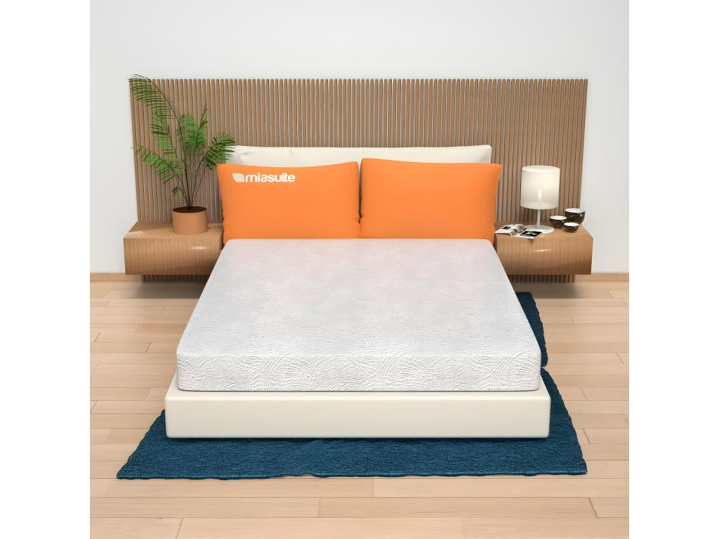 Removable cover sofa bed mattress 140x180 cm, 14 cm thick - made of non-deformable orthopedic Waterfoam - Sim CWBP06281