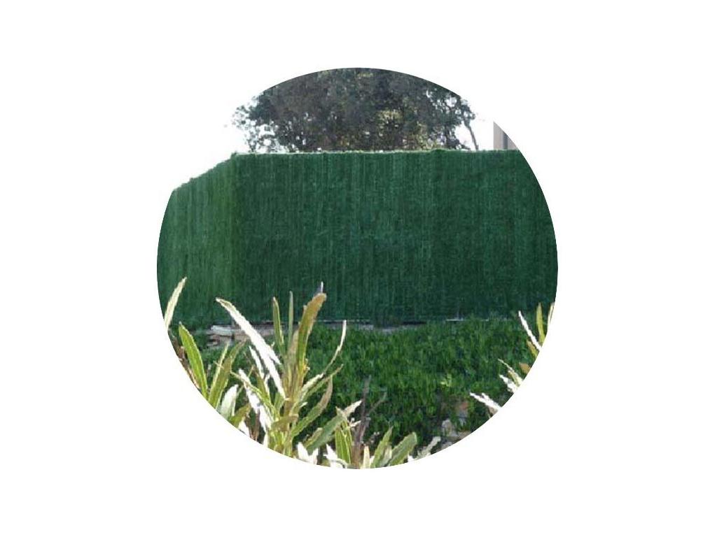 Artificial hedge, 126 green thuja strands, Supra roll, Pack of 12, 2x3 m, NLOI55598