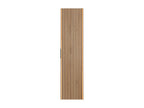 Wall-mounted bathroom cabinet - Light natural and black - H140 cm - Decohaute RXWX69029