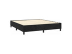 Chicyla bed base with black 180x200 velvet mattress NKYZ23776