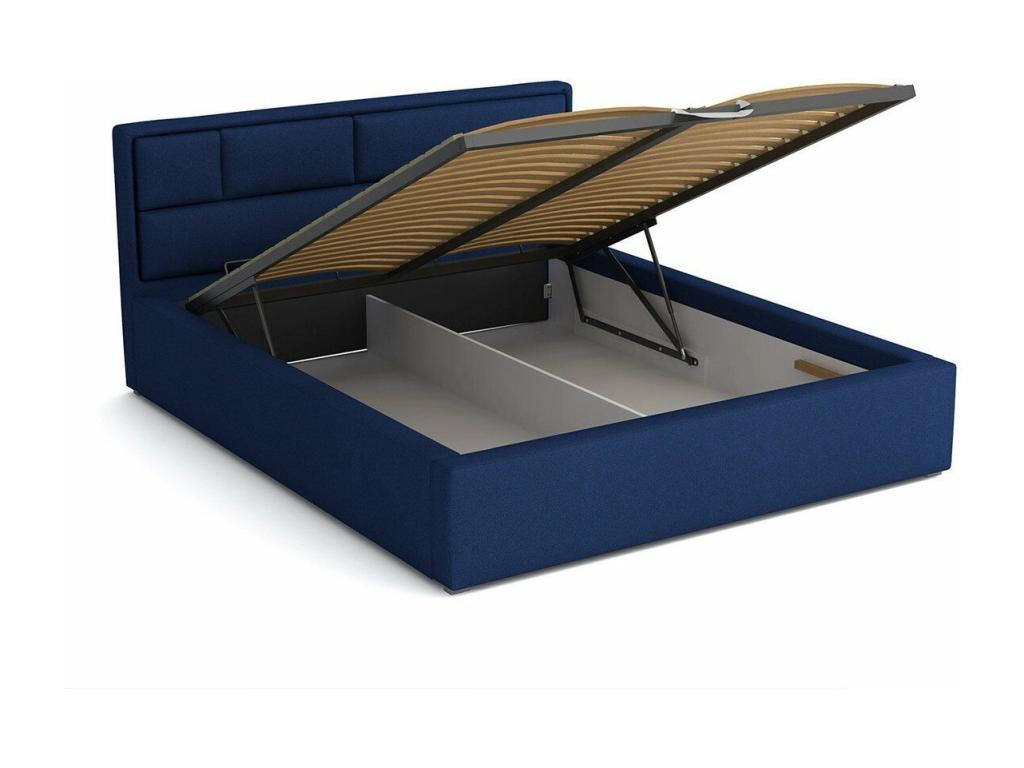 Decohaute 105 Double Turquoise Bed 180x200 Upholstered Slatted Base 200x223x93cm DEBQ60119