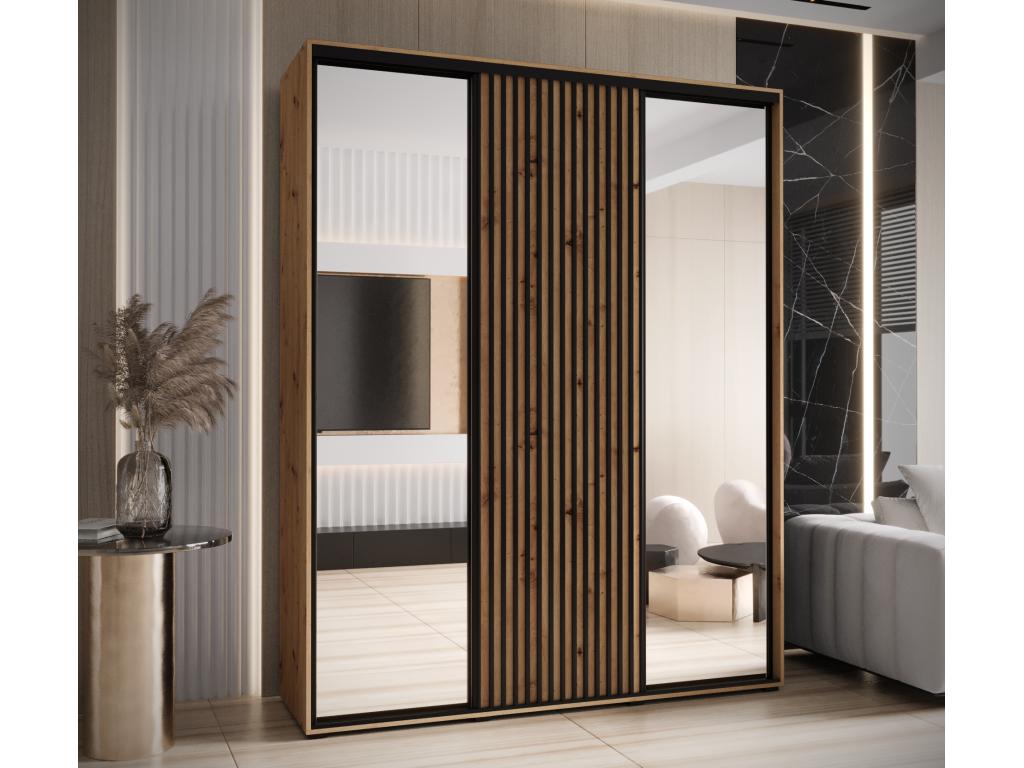 Decohaute 2 Sliding Door Wardrobe 235.2/200/45 3 Doors Decohaute GLRE30679
