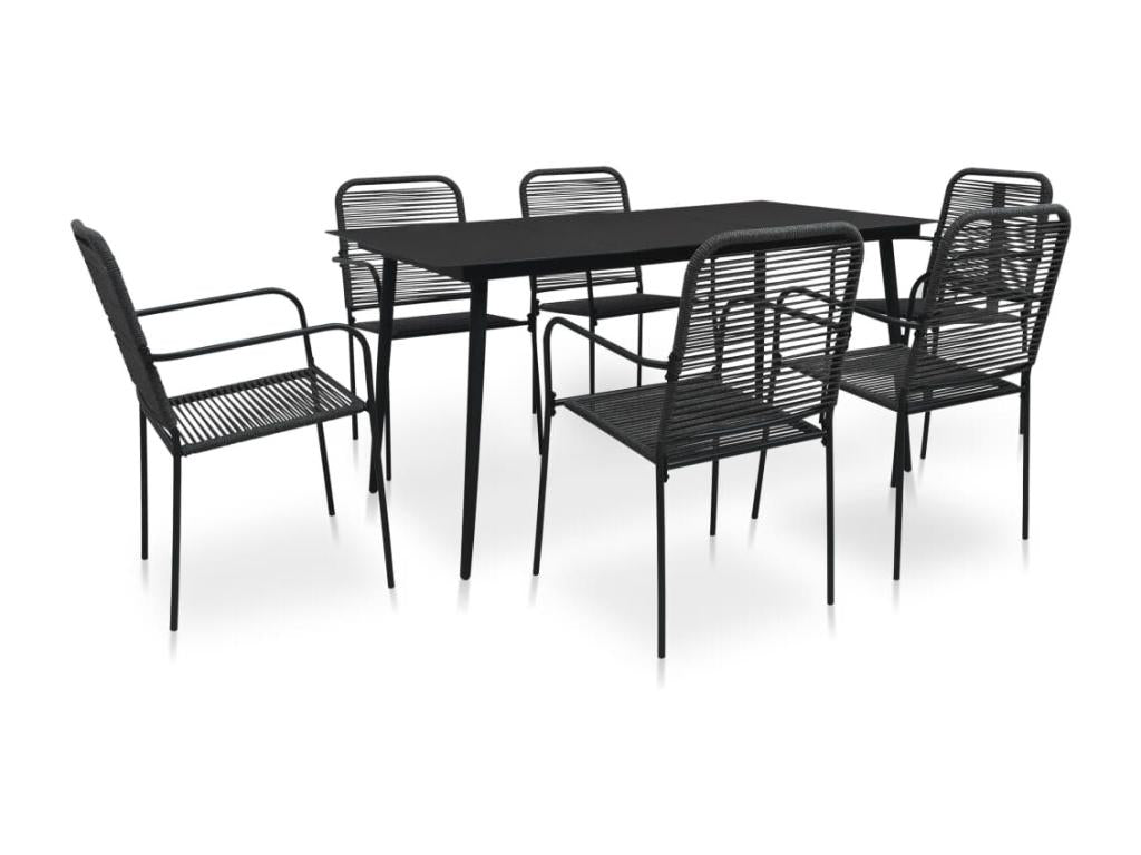 Black outdoor dining furniture 150x80x74 cm 02 0014674 HEYI31768