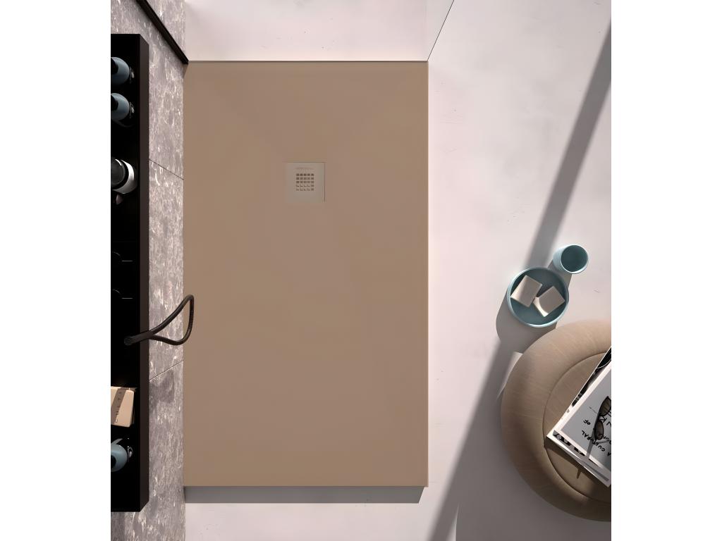Domopure smooth shower tray, Domopure Plus color grid - 140x80 cm JYNG48000