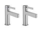 Decohaute 100mm Cold Water Hand Basin Tap without Pop-Up Pull-Out Pull-Out or Waste, Chrome Finish, Finoris KMYH41178