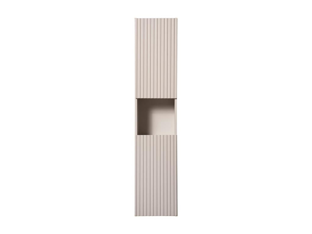 Domopure Cashmere and Wood EFVU31984 2-Door 1-Niche Wall Column
