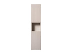 Domopure Cashmere and Wood EFVU31984 2-Door 1-Niche Wall Column
