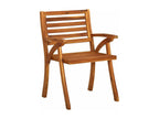 Garden chairs with cushions, 4 pieces, solid teak wood KYVM76078