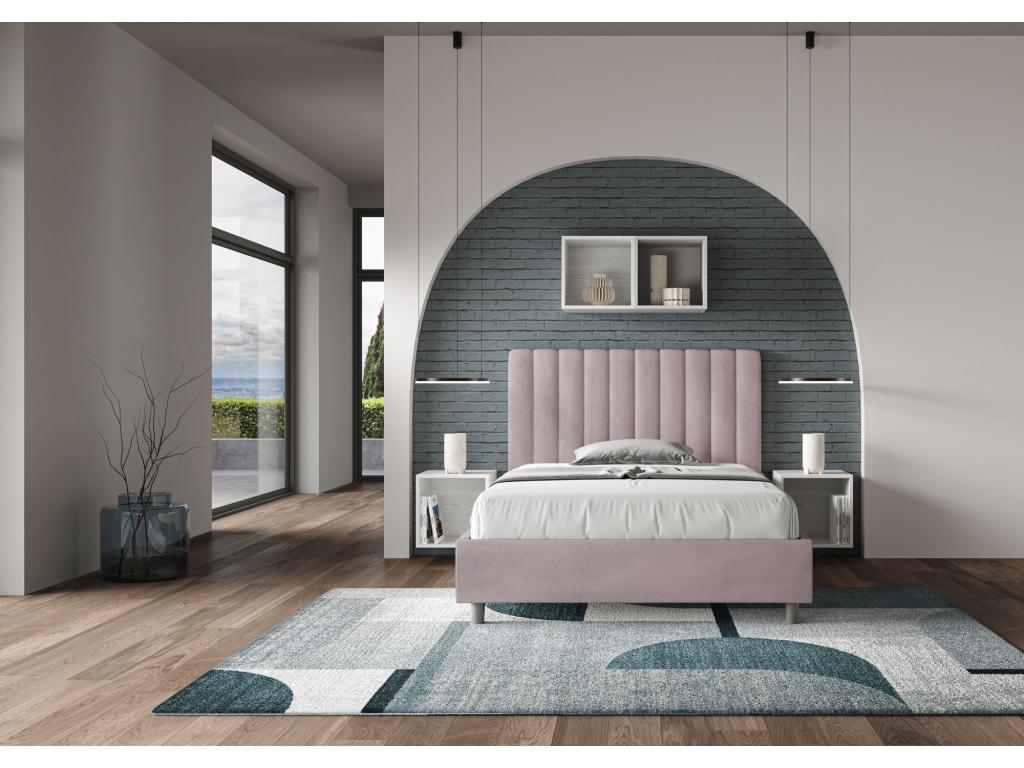 Decohaute GLPV02864 Single Bed with Storage, Upholstered 120x190cm Microfiber