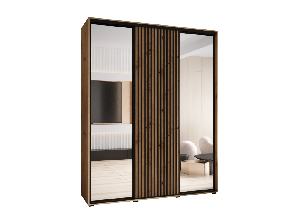 Decohaute 2 Sliding Door Wardrobe 235.2/200/45 3 Doors Decohaute GLRE30679