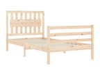 Bed frame without mattress 100x200 cm solid wood KMFG41604