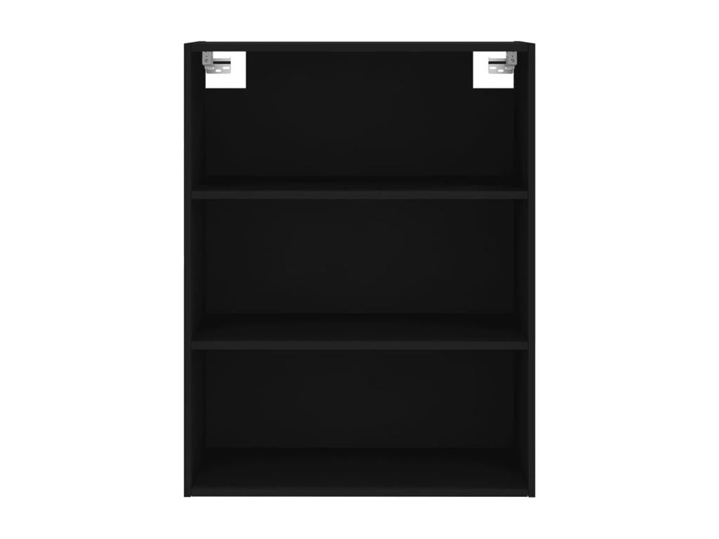 Highboard, Black, 69.5x34x180 cm, Engineered Wood, MVDO60419