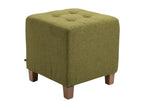 Set of 2 Stools - Fabric / Wood - Green - Chicyla SOTE96658