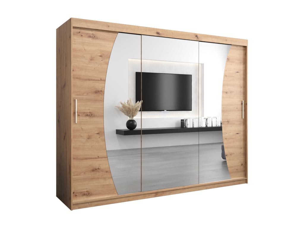 Domopure Sliding Door Wardrobe 200/250/62 3 Doors Domopure OQGE04141