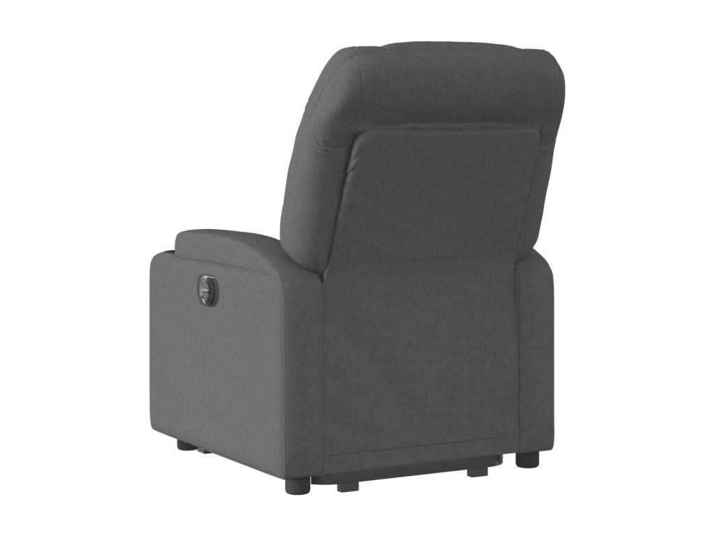 Dark Grey Fabric Reclining Armchair RMTD26756
