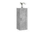 Concrete grey wall cabinet 34.5x34x90 cm engineered wood TOIS90513