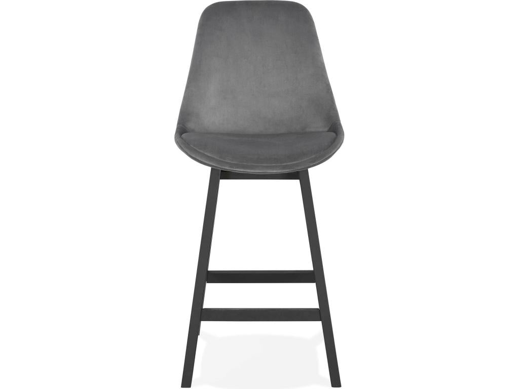 Domopure mini black designer bar stool YQBG03847