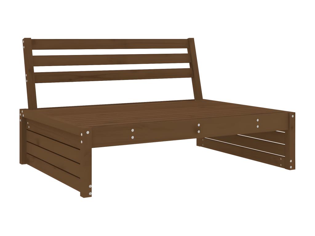 2-piece garden furniture set, honey brown, solid pine wood KFYG98565